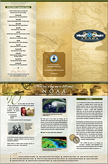 NOAA celebrates 200 years of science, service and stewardship small brochure