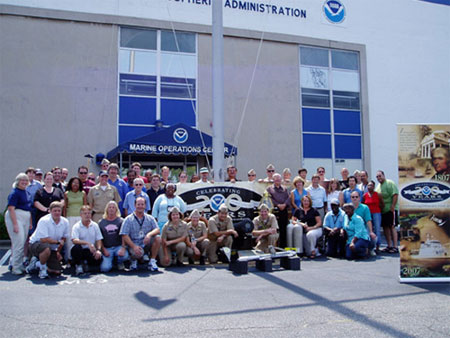Greetings from NOAA's Office of Marine and Aviation Operations Marine Operations Center - Atlantic and the National Ocean Service's Atlantic Hydrographic Branch!