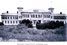 The Fish Commissions laboratory in Beaufort, North Carolina, in 1902