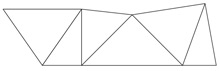 A series of triangles used in triangulation surveying is called an “arc of triangulation.