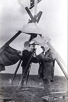 using a theodolite to survey