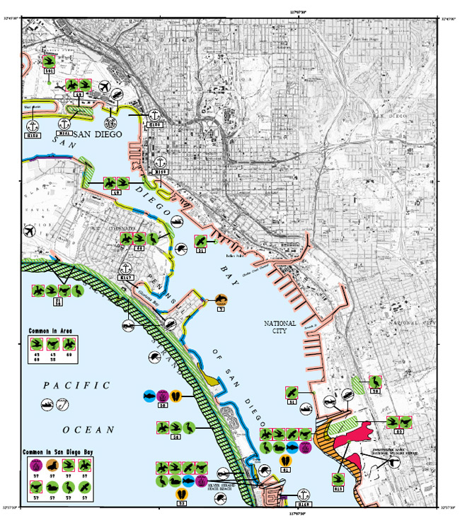 ESI map of San Diego Bay and vicinity-
