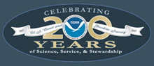 NOAA200 science, service and stewardship emblem