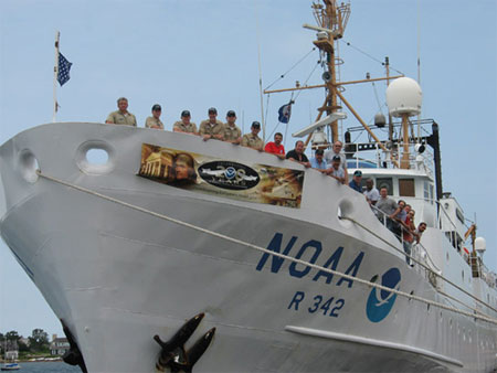 officers and crew of NOAA Ship ALBATROSS IV