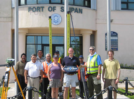 Port of Saipan during an Integrated Ocean and Coastal Mapping project