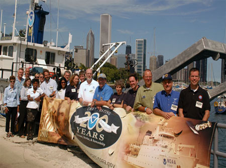 NOAA representatives from around the Great Lakes region