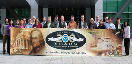 200th celebration greetings arrived from National Weather Service Western Region Headquarters