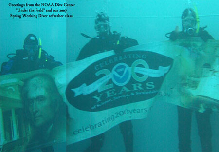 Greetings from the NOAA Diving Program