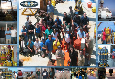 the crew of the R/V Ronald H. Brown and researchers from the Atlantic Oceanographic and Meteorological Laboratory
