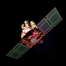 Solar and Heliospheric Observatory satellite 