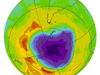  Antarctic ozone hole forms in the southern hemisphere's spring