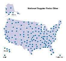 NOAA operates most of the 158 stations in the nation’s Doppler radar network.