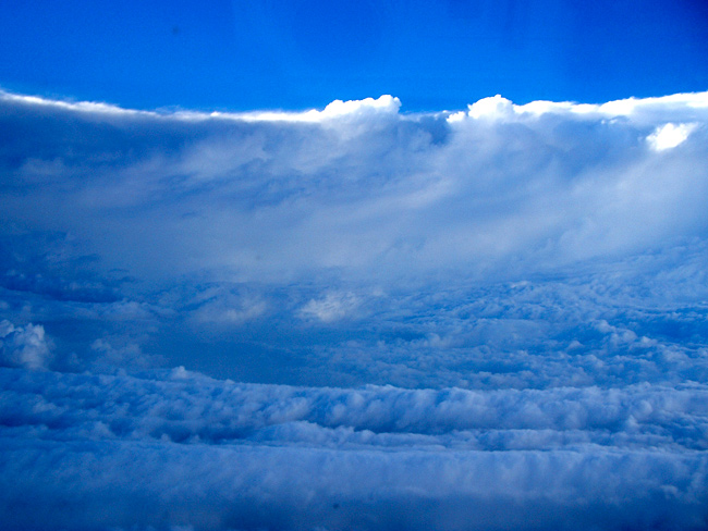 NOAA hurricane hunter aircraft made ten flights into and around the eye of Hurricane Katrina.