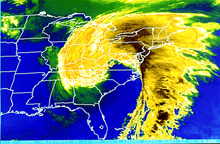 Infrared Image of the Storm