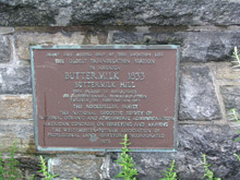 This bronze plague commemorates BUTTERMILK, the oldest triangulation station in the United States. The plaque was dedicated in 1976 as part of the U.S. Bicentennial celebration.