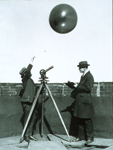 early testing of hydrogen-filled balloons for radiosonde measurements