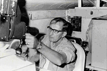 Hurricane  researcher Harry Hawkins in the 1960s