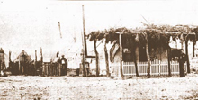 Quarters for enlisted men at Fort Concho, Texas (1871).