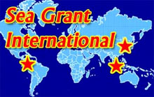 Map showing the location of Sea Grant International Programs