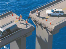 Survey-scale inaccuracy or positioning errors can lead to costly construction mistakes such as bridge misalignments.
