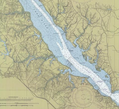 A nautical chart is a graphic portrayal of the marine environment.