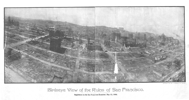 Old Newspaper Clipping Shows the Ruins of San Francisco