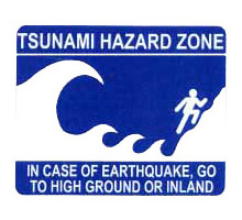 Official Tsunami Sign