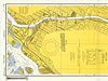 Harlem River Nautical Chart 1958