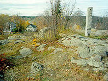 Ruins in Calais, Maine where the Coast & Geodetic Survey's Calais Observatory once stood