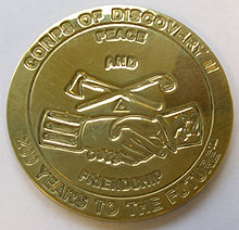 3 ¾-inch bronze Corps of Discovery commemorative disks