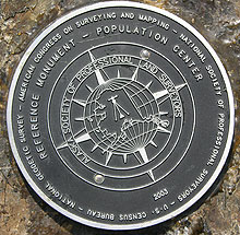 2000 Center of Population of the State of Alaska commemorative disk