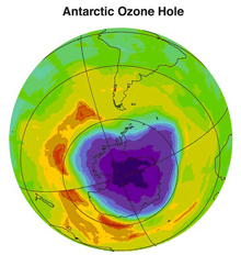 The Antarctic ozone hole