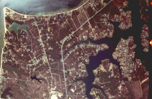 Aerial Photo of Drum Point in the Chesapeake Bay