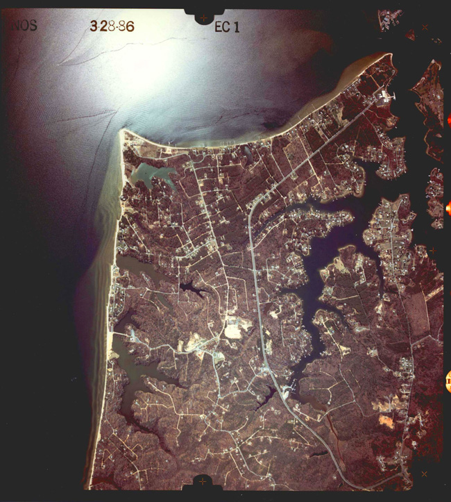 Aerial Photo of Drum Point in the Chesapeake Bay