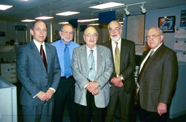 Dr. George Cressman (1954-1964), Dr. Fred Schuman (1964-1981), Dr. Bill Bonner (1981-1990), Dr. Ron McPherson (1990-1998), and Dr. Louis W. Uccellini (1999-present). 