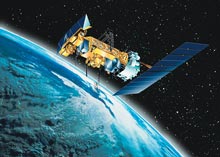 An artist's rendition of the NOAA 18 (N) satellite in orbit.