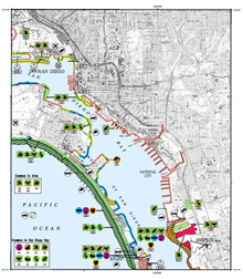 ESI map of San Diego Bay and vicinity