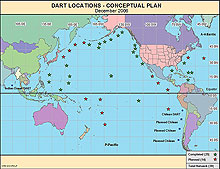 Map of DART buoy locations (2006).