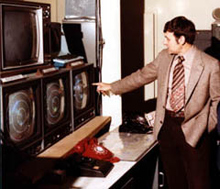 A photo from the 70's displaying new color technologies