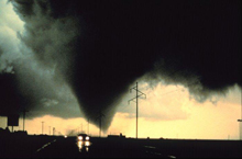 Image of a tornado.