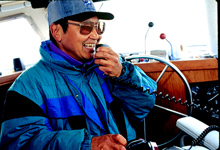 Tupik salmon fisherman in Alaska