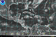 Visible satellite image from GOES-East