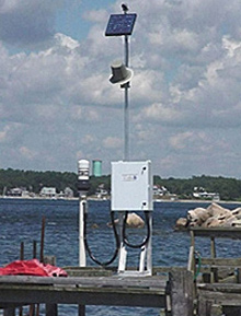 water level station at Gray Gables, Massachusetts